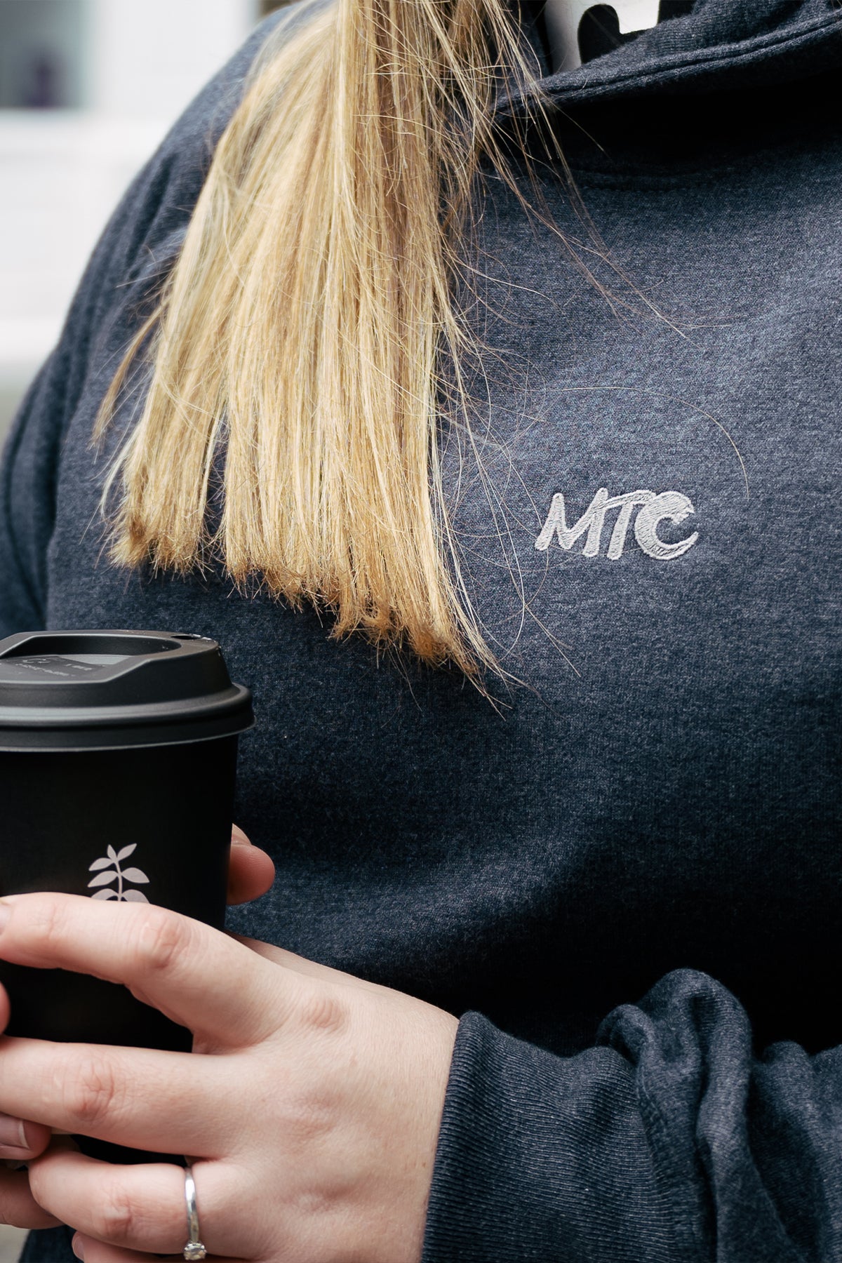 Recycled Pullover Hoodie - Navy