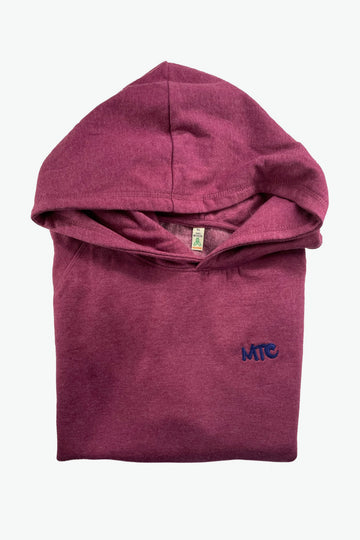 Recycled Pullover Hoodie - Plum