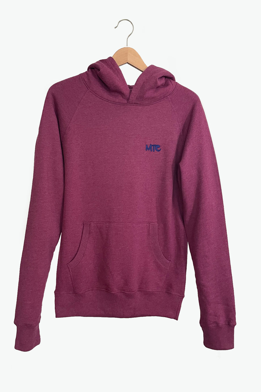 Recycled Pullover Hoodie - Plum